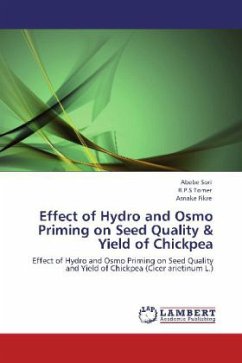 Effect of Hydro and Osmo Priming on Seed Quality & Yield of Chickpea