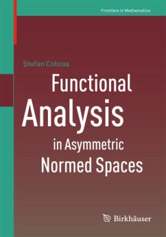 Functional Analysis in Asymmetric Normed Spaces - Cobzas, Stefan