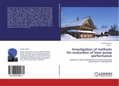 Investigation of methods for evaluation of heat pump performance