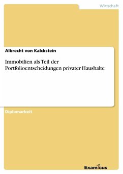 Immobilien als Teil der Portfolioentscheidungen privater Haushalte - Kalckstein, Albrecht von