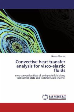 Convective heat transfer analysis for visco-elastic fluids