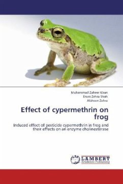 Effect of cypermethrin on frog