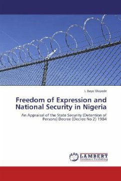 Freedom of Expression and National Security in Nigeria - Oloyede, I. Bayo