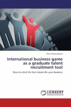 International business game as a graduate talent recruitment tool - Sheverdyaeva, Anna