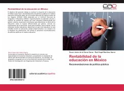 Rentabilidad de la educación en México - de la Garza Garza, Oscar Javier;Martínez Ibarra, Raúl Angel