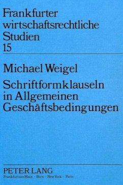 Cover Schriftformklauseln in Allgemeinen Geschäftsbedingungen