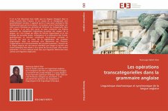 Les opérations transcatégorielles dans la grammaire anglaise - Silué, Nanourgo Djibril