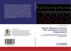 Seismic Mixtures to Extract Tilts and Recover Ground Displacements