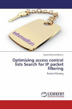 Optimizing access control lists Search for IP packet filtering - Buhari, Seyed Mohamed