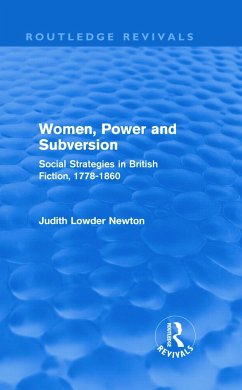 Women, Power and Subversion (Routledge Revivals) - Lowder Newton, Judith