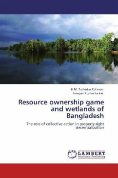 Resource ownership game and wetlands of Bangladesh