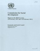 Commission for Social Development: Report on the Fiftieth Session (18 February 2011 and 1-10 February 2012)