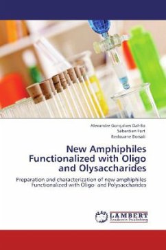 New Amphiphiles Functionalized with Oligo and Olysaccharides - Gonçalves Dal-Bo, Alexandre;Fort, Sébastien;Borsali, Redouane