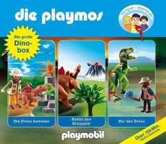 Die Playmos - Die große Dino-Box (3 Audio-CDs) - Rost, Simon X.;Fickel, Florian;Bredel, David