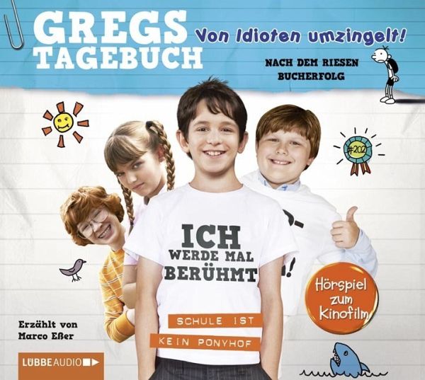Von Idioten umzingelt! / Gregs Tagebuch Bd.1 (Audio-CD) von Jeff Kinney -  Hörbücher portofrei bei bücher.de