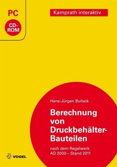 Berechnung von Druckbehälter-Bauteilen, 1 CD-ROM