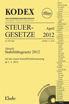 Cover KODEX Steuergesetze April 2012