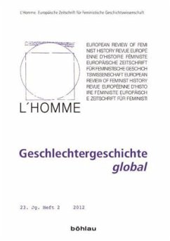 Cover Geschlechtergeschichte global / L' Homme, Europäische Zeitschrift für Feministische Geschichtswissenschaft Jg.23/2
