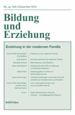 Erziehung in der modernen Familie