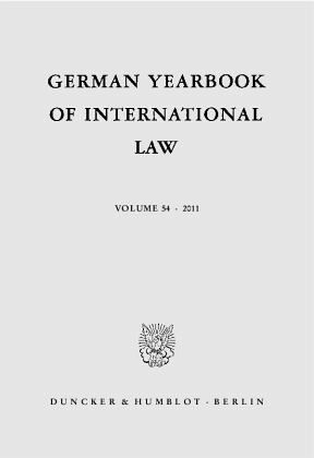 German Yearbook of International Law / Jahrbuch für Internationales Recht.