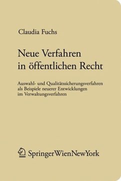 Cover Neue Verfahren im öffentlichen Recht