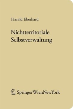 Nichtterritoriale Selbstverwaltung - Eberhard, Harald