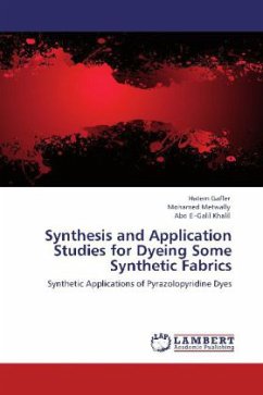 Synthesis and Application Studies for Dyeing Some Synthetic Fabrics - Gaffer, Hatem;Metwally, Mohamed;Khalil, Abd El-Galil