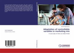 Adaptation of controllable variables in marketing mix - Agastyaraju, Aravind