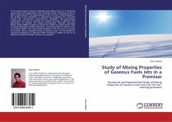 Study of Mixing Properties of Gaseous Fuels Jets in a Premixer