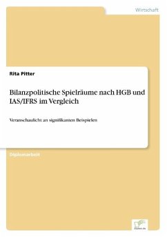 Bilanzpolitische Spielräume nach HGB und IAS/IFRS im Vergleich - Pitter, Rita