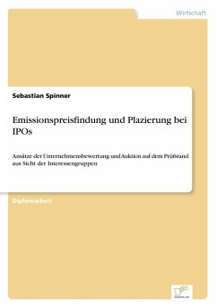 Emissionspreisfindung und Plazierung bei IPOs