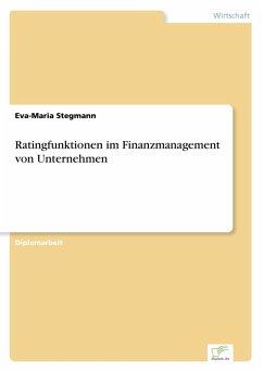 Cover Ratingfunktionen im Finanzmanagement von Unternehmen