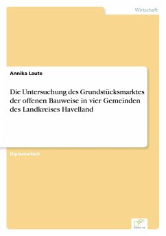 Die Untersuchung des Grundstücksmarktes der offenen Bauweise in vier Gemeinden des Landkreises Havelland