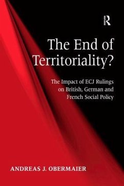 The End of Territoriality? - Obermaier, Andreas J