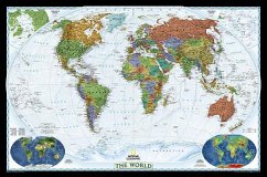 National Geographic Map World Decorator, Political Map, Planokarte - National Geographic Maps