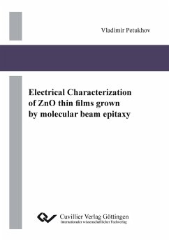 Electrical Characterization of ZnO thin films grown by molecular beam epitaxy - Petukhov, Vladimir