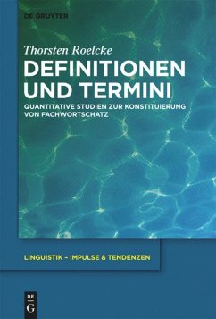 Definitionen und Termini - Roelcke, Thorsten