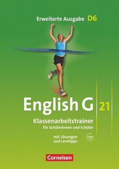 English G 21. Erweiterte Ausgabe D 6. Klassenarbeitstrainer mit Lösungen und Audios online - Schweitzer, Bärbel