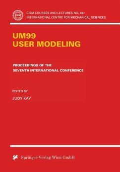 UM99 User Modeling