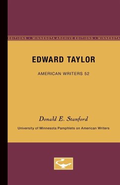 Edward Taylor - American Writers 52 - Stanford, Donald E.