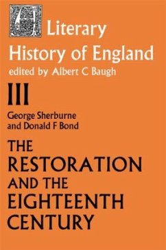 The Literary History of England - Bond, Donald F. / Sherburn, G. (eds.)