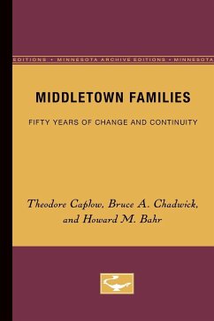 Middletown Families - Caplow, Theodore