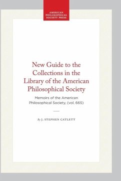 Cover New Guide to the Collections in the Library of the American Philosophical Society