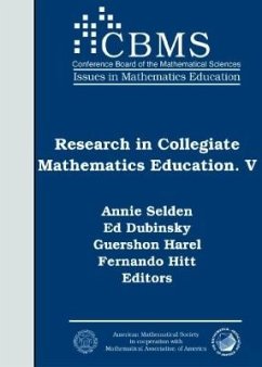 Cover Research in Collegiate Mathematics Education V