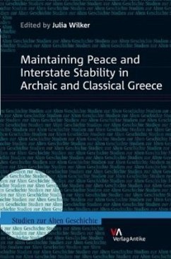 Cover Maintaining Peace and Interstate Stability in Archaic and Classical Greece