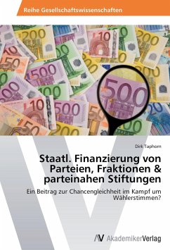 Staatl. Finanzierung von Parteien, Fraktionen & parteinahen Stiftungen