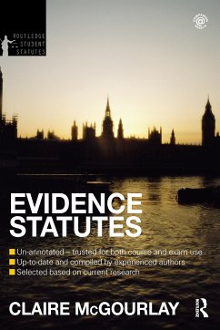 Evidence Statutes 2012-2013 - Mcgourlay, Claire