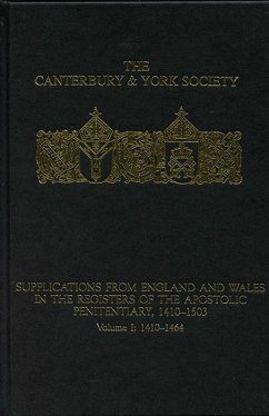 Supplications from England and Wales in the Registers of the Apostolic Penitentiary, 1410-1503