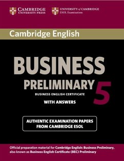 Cambridge English Business 5 Preliminary Student's Book with Answers - Cambridge Esol