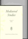 Mediaeval Studies, Volume 74